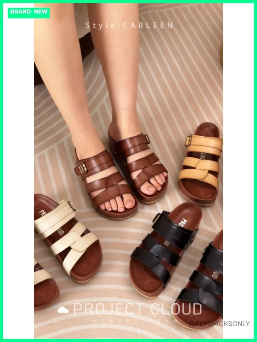 Strappy Wedge Sandals with Plush Insole, Non-Slip Sole, Adjustable Strap